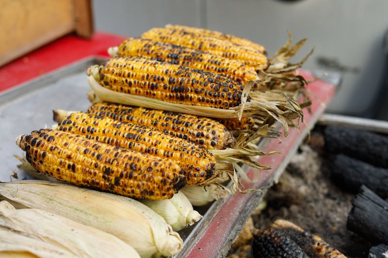 Street Corn Elotes side dish with cotija and chili
